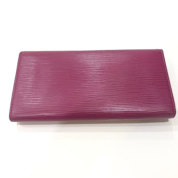 LOUIS VUITTON Purple Leather Wallet - Picture 2 of 11